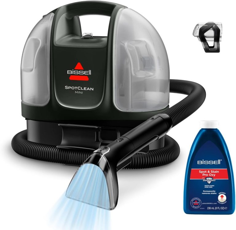BISSELL SpotClean Mini Shampouineuse Filaire 41491, nettoyeur tapis portable compact et leger