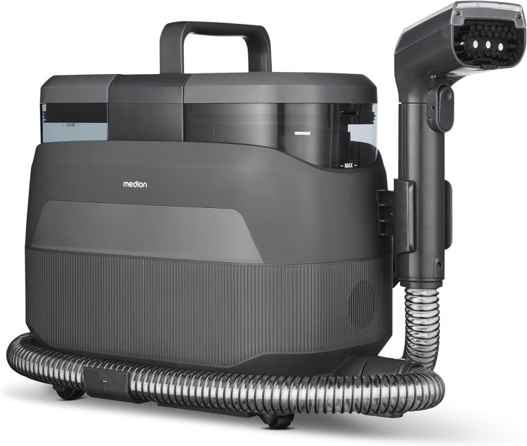 Medion X10 UC Nettoyeur textile injecteur-extracteur 1650W, aspirateur eau froid chaud vapeur, reservoirs eau propre et sale, embout fenetre