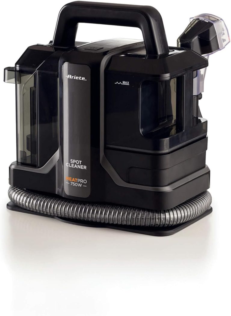 Ariete 2482 Spot Cleaner Heat Pro 750W, Shampouineuse Canapé avec Double Réservoir pour Tapis, Matelas, Tissus d'Ameublement